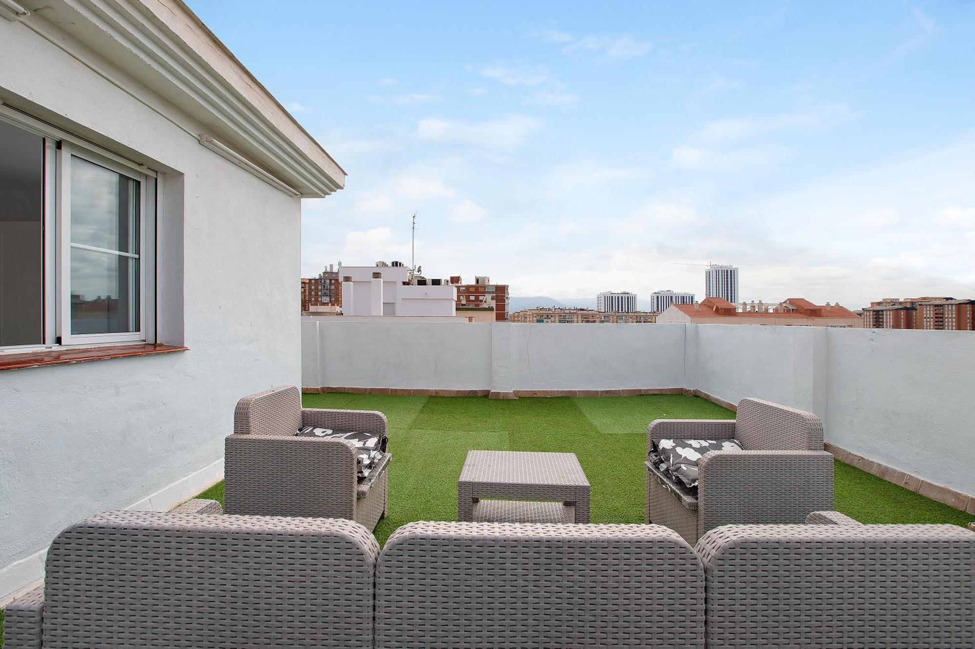 Atico Duplex En Malaga Lejlighed Eksteriør billede